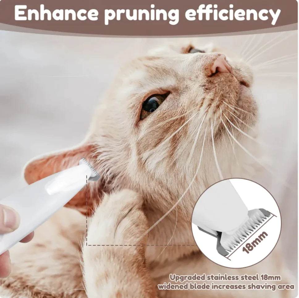 Waterproof pets Paw Trimmer with LED Light and Display