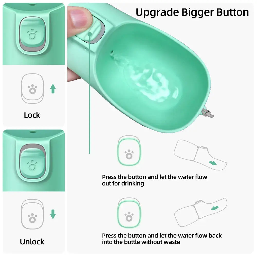 Portable Water Bottle For Small And Large pets
